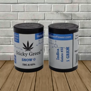 Alternative view of Sticky Green SNOW THCa Diamond Dusted 1g