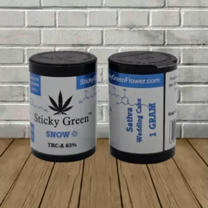 Sticky Green SNOW THCa Diamond Dusted 1g