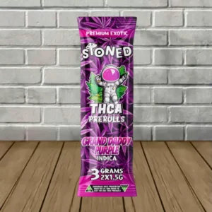 Stoned THCa Prerolls 3g - Image 6