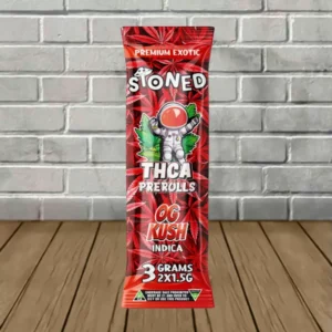 Stoned THCa Prerolls 3g - Image 4