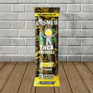 Alternative view of Stoned THCa Prerolls 3g