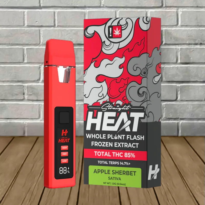 Straight Heat Flash Frozen THC Extract Disposable 1g - Image 2
