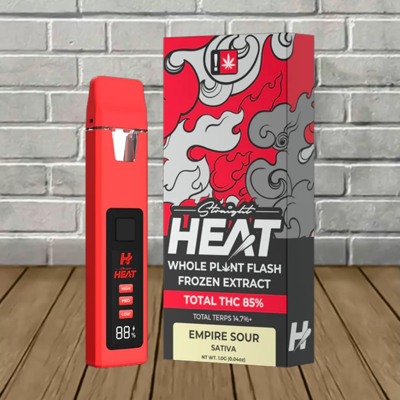 Straight Heat Flash Frozen THC Extract Disposable 1g - Image 3