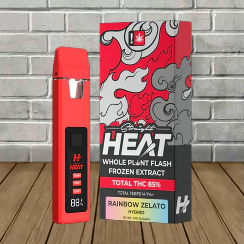 Straight Heat Flash Frozen THC Extract Disposable 1g - Image 5