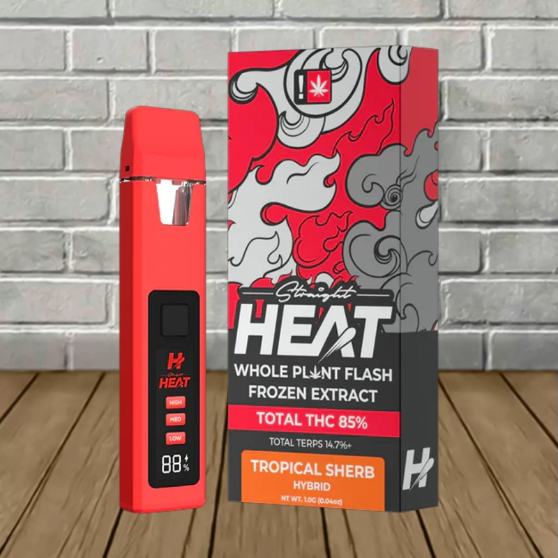 Straight Heat Flash Frozen THC Extract Disposable 1g - Image 7