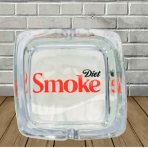 Alternative view of Strio Square Glass Ashtray 2.0