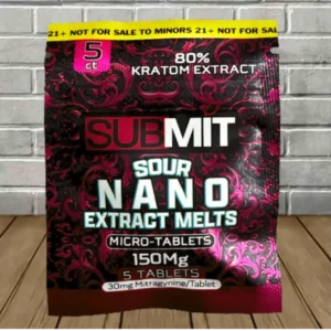 Submit Sour Red Nano Kratom Extract Melts 150mg