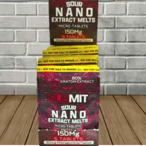 Submit Sour Red Nano Kratom Extract Melts 150mg - Image 3