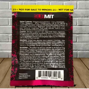 Alternative view of Submit Sour Red Nano Kratom Extract Melts 150mg