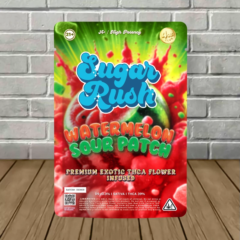 Sugar Rush Premium Exotic THCa Flower 3.5g – 1ct Pouch
