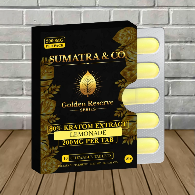 Sumatra Golden Reserve Kratom Extract Tablets 2000mg - Image 2