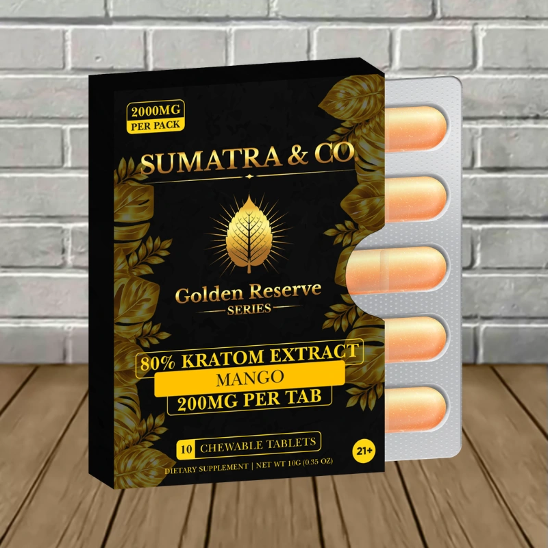 Sumatra Golden Reserve Kratom Extract Tablets 2000mg - Image 3