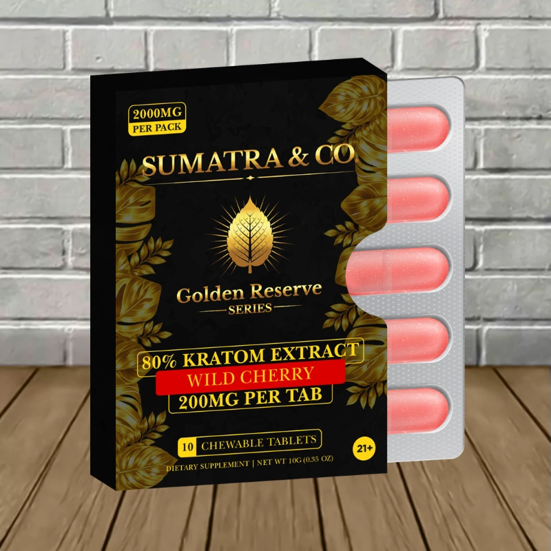 Sumatra Golden Reserve Kratom Extract Tablets 2000mg