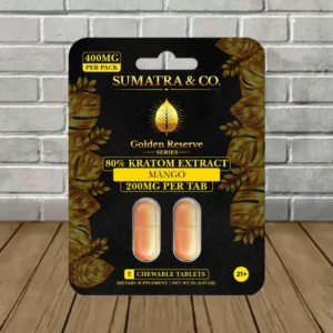 Sumatra Golden Reserve Kratom Extract Tablets 400mg
