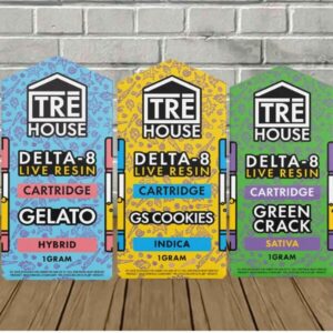 TRE House Live Resin Delta 8 Vape Cartridge 1g