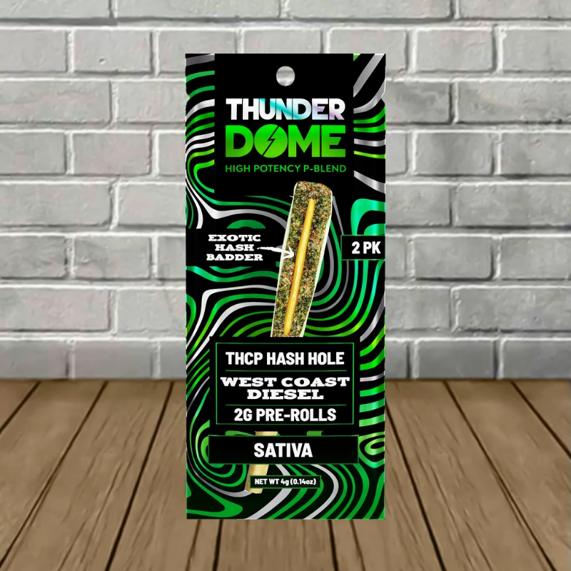 ThunderDome THCp Hash Hole Prerolls 4g