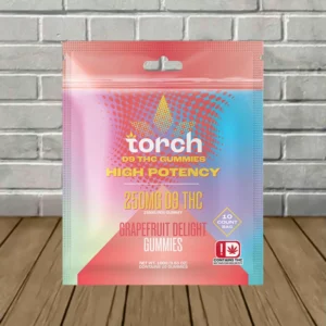 Torch High Potency D9 THC Gummies 250mg - Image 4
