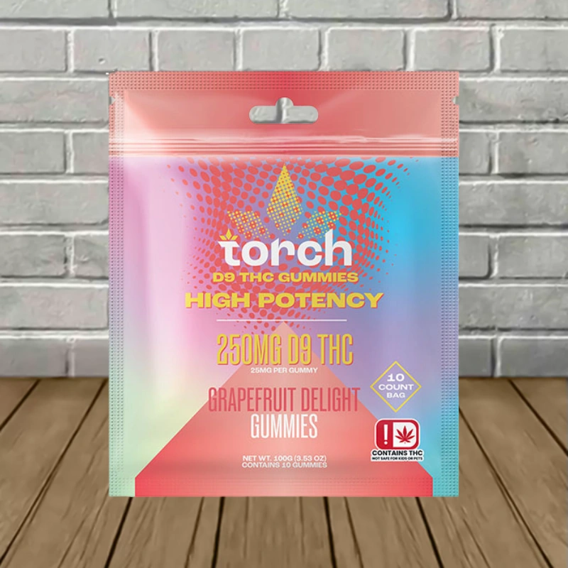 Torch High Potency D9 THC Gummies 250mg - Image 4