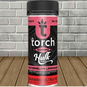 Alternative view of Torch Live Resin D9 + THCP Hulk Gummies 15000mg