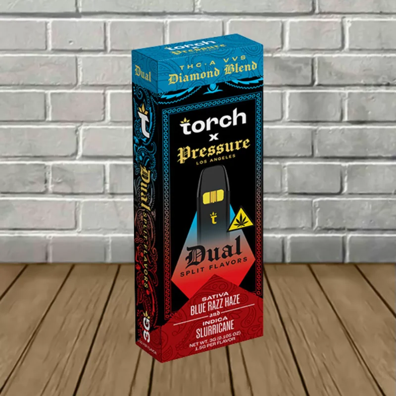 Torch X Pressure THCa VVS Diamond Blend Dual Disposable 3g - Image 7