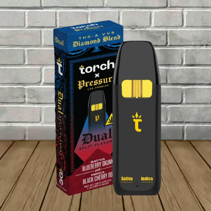 Torch X Pressure THCa VVS Diamond Blend Dual Disposable 3g - Image 5
