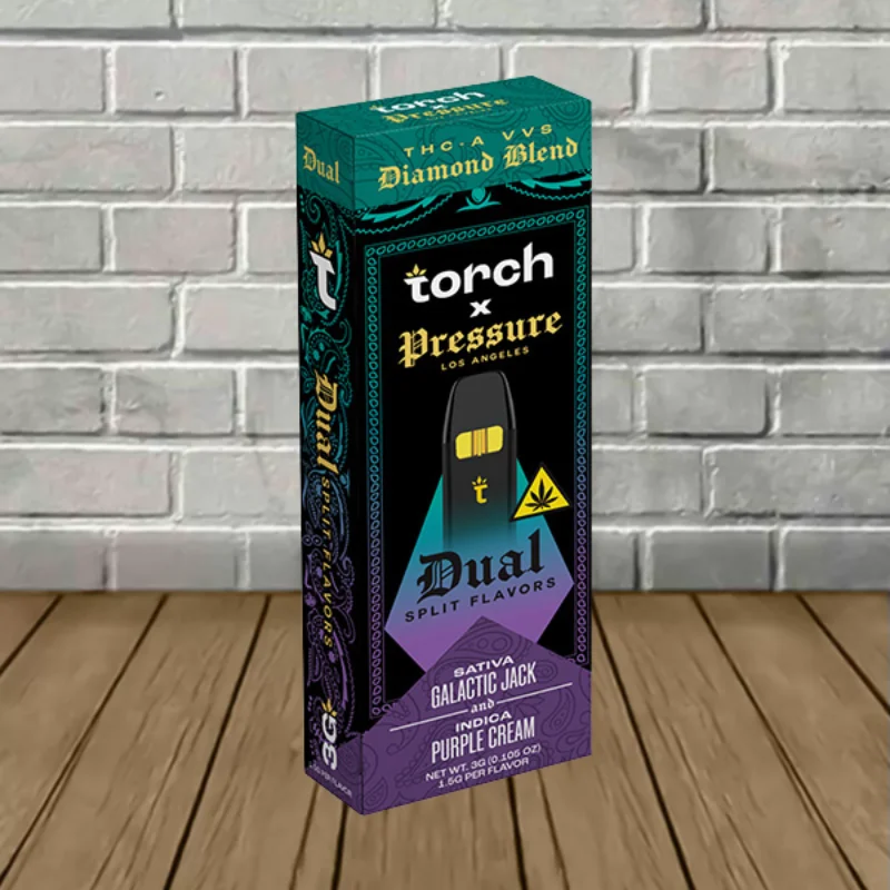 Torch X Pressure THCa VVS Diamond Blend Dual Disposable 3g - Image 9