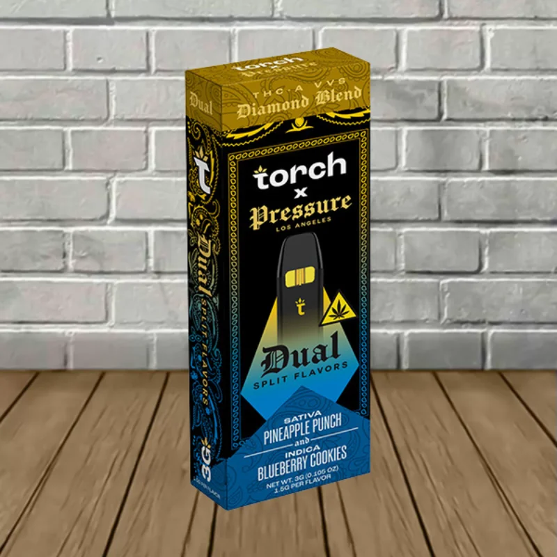 Torch X Pressure THCa VVS Diamond Blend Dual Disposable 3g - Image 10