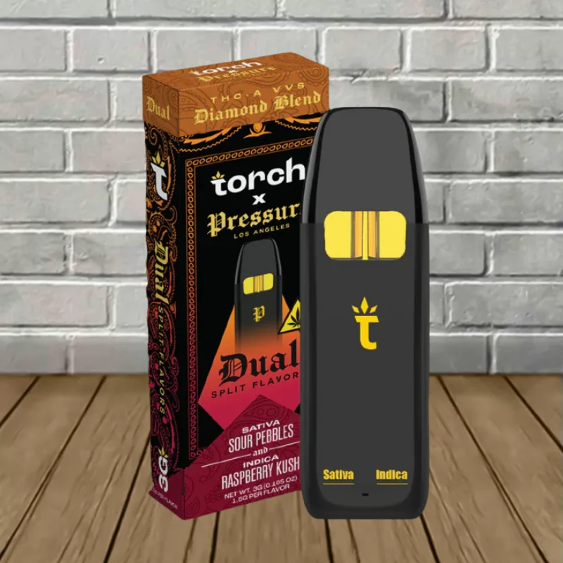 Torch X Pressure THCa VVS Diamond Blend Dual Disposable 3g - Image 3