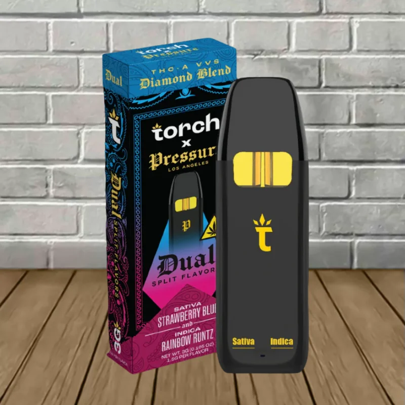 Torch X Pressure THCa VVS Diamond Blend Dual Disposable 3g - Image 4