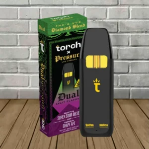 Alternative view of Torch X Pressure THCa VVS Diamond Blend Dual Disposable 3g