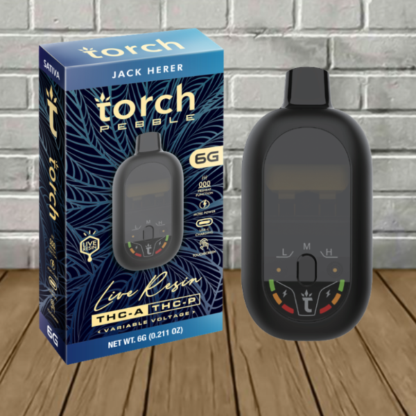Torch Pebble Live Resin THCa | THCP Disposable 6g - Image 9