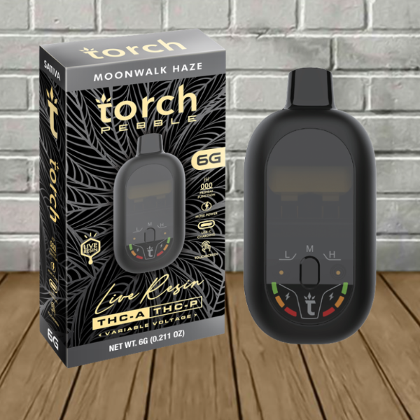 Torch Pebble Live Resin THCa | THCP Disposable 6g - Image 6