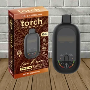 Torch Pebble Live Resin THCa | THCP Disposable 6g - Image 5