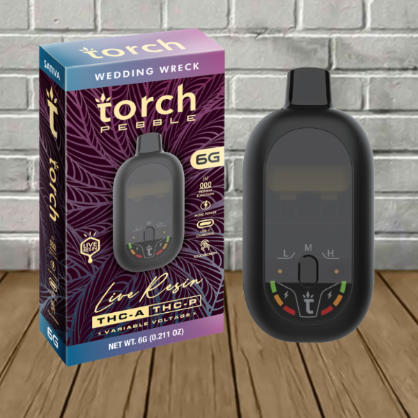 Torch Pebble Live Resin THCa | THCP Disposable 6g - Image 2