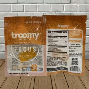 Troomy Nootropic Mushroom Gummy 2ct Travel Packets - Image 5