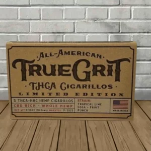 True Grit Premium THCa Hemp Cigarillos 3ct