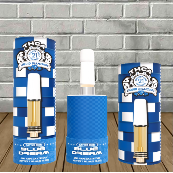 Twenty One Cannabis Liquid Diamond THCa Cartridge 2ml - Image 6
