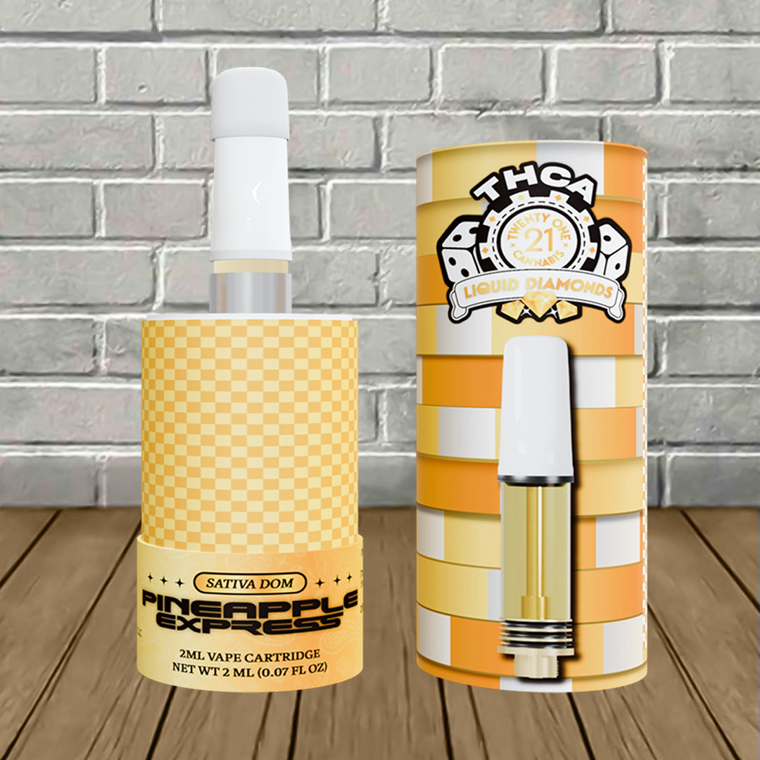 Twenty One Cannabis Liquid Diamond THCa Cartridge 2ml - Image 5