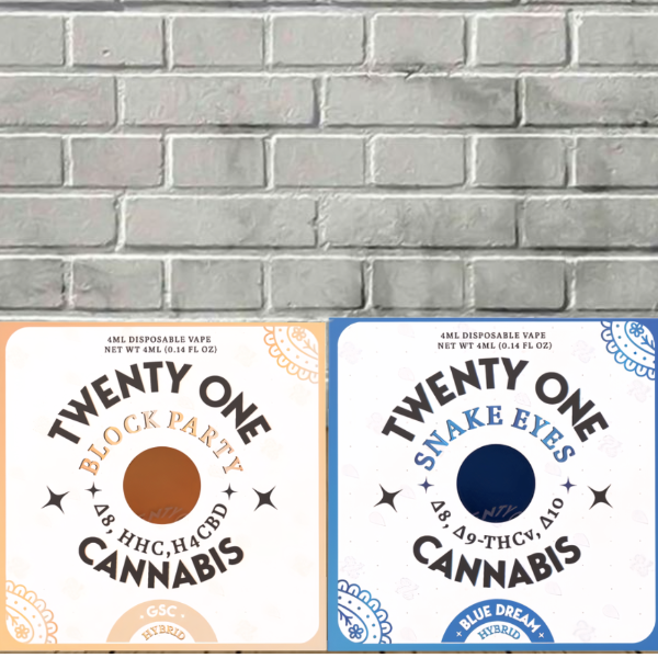 Twenty One Cannabis Live Resin Blend Disposable 4ml — DISCONTINUED