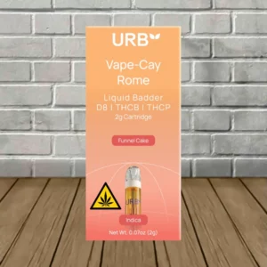 URB Vape-Cay Rome D8 | THCb | THCp Liquid Badder Cartridge 2g - Image 4
