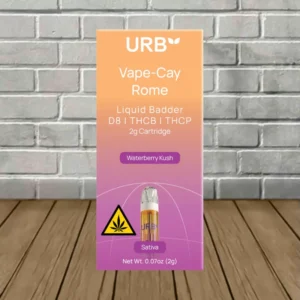 URB Vape-Cay Rome D8 | THCb | THCp Liquid Badder Cartridge 2g - Image 6