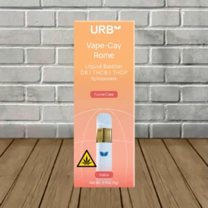 URB Vape-Cay Rome D8 | THCb | THCp Liquid Badder Disposable 3g - Image 3