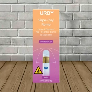 URB Vape-Cay Rome D8 | THCb | THCp Liquid Badder Disposable 3g - Image 6