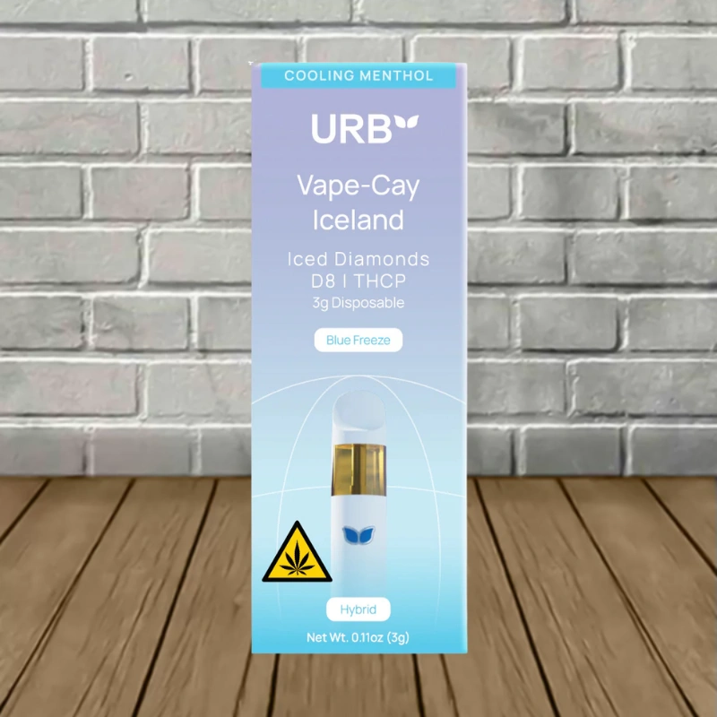 URB Vape-Cay THCa Iced Diamonds Disposable 3g - Image 2