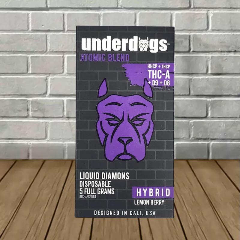 Underdogs THCa Liquid Diamonds Atomic Blend Disposable 5g — DISCONTINUED - Image 5