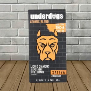 Underdogs THCa Liquid Diamonds Atomic Blend Disposable 5g — DISCONTINUED - Image 12