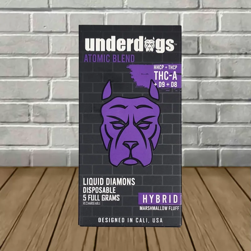 Underdogs THCa Liquid Diamonds Atomic Blend Disposable 5g — DISCONTINUED - Image 4