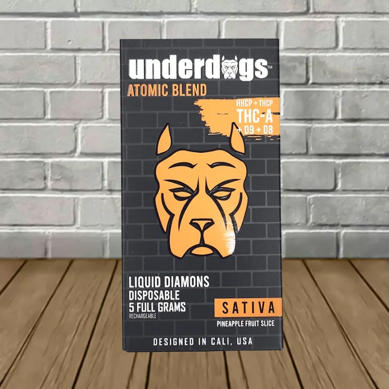 Underdogs THCa Liquid Diamonds Atomic Blend Disposable 5g — DISCONTINUED - Image 11