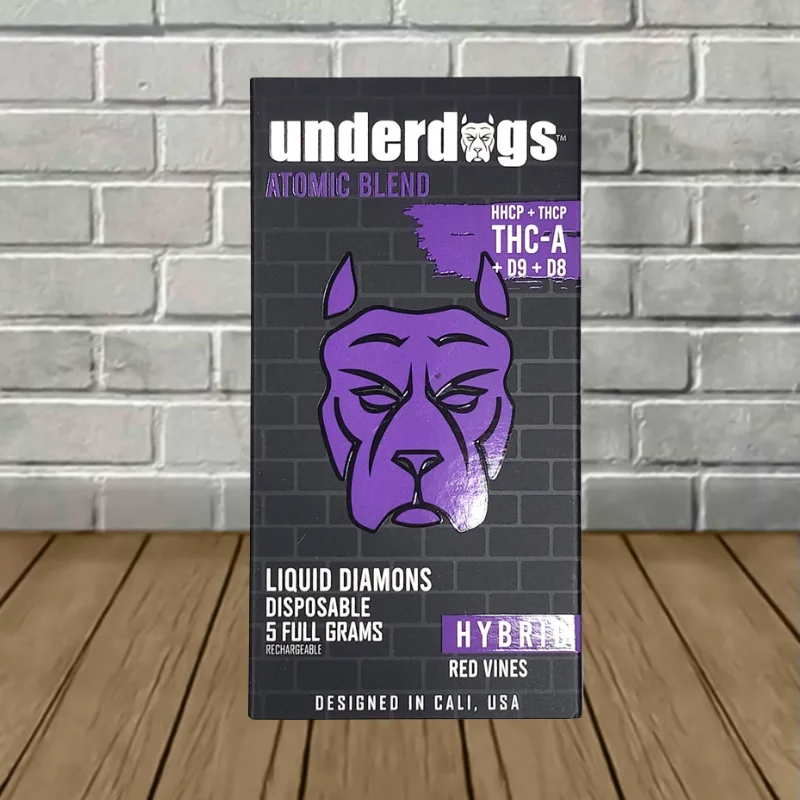 Underdogs THCa Liquid Diamonds Atomic Blend Disposable 5g — DISCONTINUED - Image 3