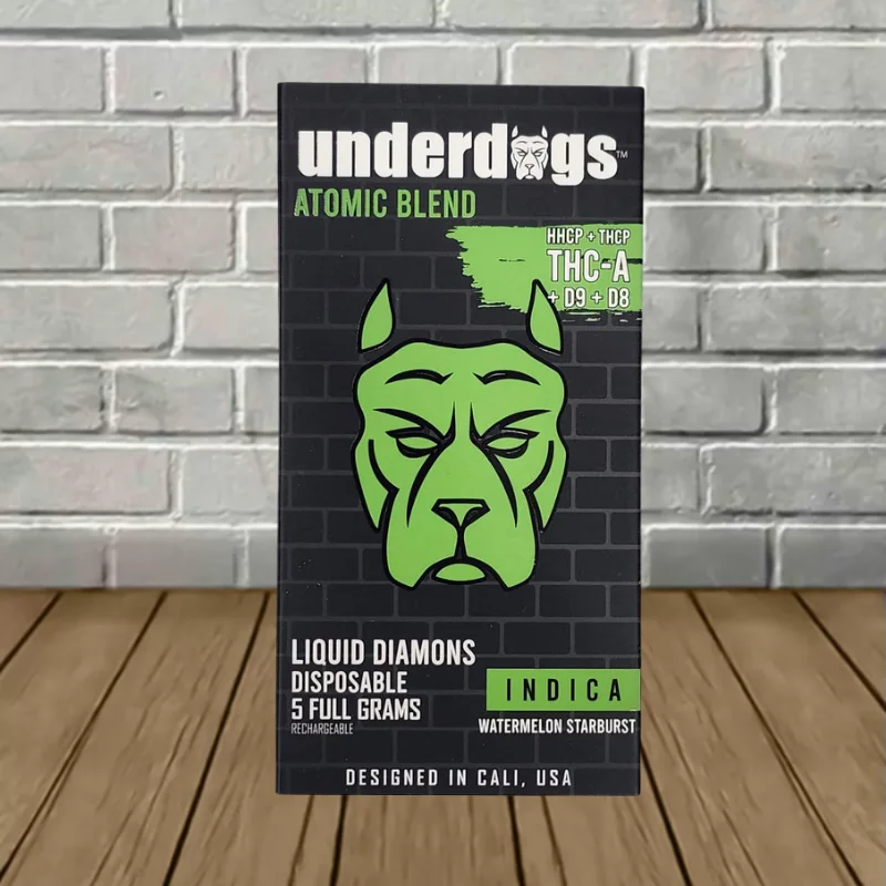 Underdogs THCa Liquid Diamonds Atomic Blend Disposable 5g — DISCONTINUED - Image 6
